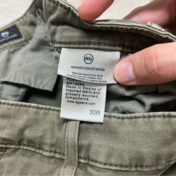 AG Adriano Goldschmied The Caden Tailored Trouser Women's 30x28 Green - Picture 9 of 12